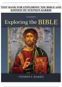Exploring the Bible &lpar;2nd Edition&rpar;&comma; Stephen Harris&comma; Test Bank &ndash; Exam Questions on Biblical History and Interpretation