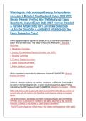 Washington state massage therapy Jurisprudence &NewLine;semester 3 Detailed Final Updated Exam 2026 WITH &NewLine;Recent Newest Verified And Well Analyzed Exam &NewLine;Questions  &lpar;Actual Exam 2026-2027&rpar; Correct Detailed &NewLine;& Verified ANSWERS &lpar;100&percnt; Accurate Solutions&rpar; &NewLine;ALREAD
