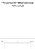 The Hunter&rsquo;s Guide Quiz 1 NRA Study Guide Questions and Answers