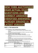 2026&sol;2027 New York Auctioneer Exam Actual Questions & Verified Answers &vert; Complete 88 Q&A Test Bank &lpar;UCC&comma; GBS&comma; RPL&rpar;