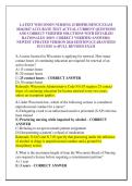 LATEST WISCONSIN NURSING JURISPRUDENCE EXAM 2026&sol;2027 ACCURATE TEST ACTUAL CURRENT QUESTIONS AND CORRECT VERIFIED SOLUTIONS WITH DETAILED RATIONALES &lpar;100&percnt; CORRECT VERIFIED ANSWERS&rpar; NEWEST UPDATED VERSION 2026 EDITION &vert;GUARANTEED SUCCESS A&plus;&vert;FULL REVISED EX