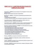 MGMT 303 CH 1-6 &lpar;MIDTERM REVIEW&rpar; EXAM WITH COMPLETE SOLUTIONS