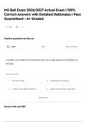 MS Bail Exam 2026&sol;2027 Actual Exam &vert; 100&percnt; Correct Answers with Detailed Rationales &vert; Pass Guaranteed - A&plus; Graded