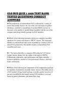 GLO BUS QUIZ 1 2026 TEST BANK&NewLine;TESTED QUESTIONS CORRECT&NewLine;ANSWERS&NewLine;