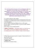 WGU D774 OA FINAL EXAM &sol;ACTUAL INTRODUCTION TO BUSINESS ACCOUNTING WGU D774 OBJECTIVE ASSESSMENT &lpar;OA&rpar; FINAL EXAM 2026&sol;2027 ACCURATE TEST APPROVED QUESTIONS AND CORRECT VERIFIED ANSWERS WITH DETAILED RATIONALES &lpar;100&percnt; CORRECT VERIFIED SOLUTIONS&rpar; LATEST UPDA