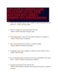 USPS EXAM 421 WINDOW CLERK&NewLine;SSA ACADEMY ACTUAL EXAM&NewLine;QUESTIONS WITH CORRECT&NewLine;ANSWERS 100&percnt; VERIFIED GRADED&NewLine;A&plus;