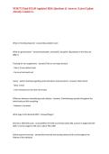 NUR172 Final EXAM &lpar;updated 2025&rpar; Questions & Answers &vert; Latest Already Graded A&plus; UPDATE 2025&vert;2026&NewLine;