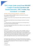 NWCA Study Guide Actual Exam 2026&sol;2027 &ndash; Complete Exam-Style Questions with Detailed Rationales &vert; 100&percnt; Verified &vert; Pass Guaranteed &ndash; A&plus; Graded&NewLine;&NewLine;