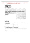 OCR A Level History A Y221&sol;01 Democracy and Dictatorships in Germany 1919&ndash;1963&NewLine; 