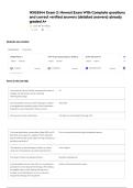 NSG5544 Exam 2&colon; Newest Exam With Complete questions and correct verified answers &lpar;detailed answers&rpar; already graded A&plus;