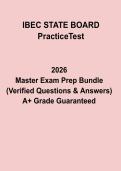 IBEC State Board Practice Test PDF &vert; Exam Questions&comma; Answers & Study Guide