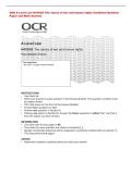 OCR A Level Law H418&sol;03 The nature of law and human rights Combined Question&NewLine;Paper and Mark Scheme