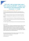 D312 A&P 1 with Lab Study Guide Section 1 WGU Actual Exam 2026&sol;2027 &ndash; Complete Exam-Style Questions with Detailed Rationales &vert; Pass Guaranteed &ndash; A&plus; Graded&NewLine;&NewLine;
