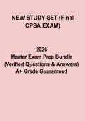 CREST CPSA Final Exam Study Set PDF &vert; Practice Questions & Cyber Security Prep Guide