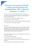 CDA Practice Test Actual Exam 2026&sol;2027 &ndash; Complete Exam-Style Questions with Detailed Rationales &vert; 100&percnt; Verified &vert; Pass Guaranteed &ndash; A&plus; Graded&NewLine;&NewLine;