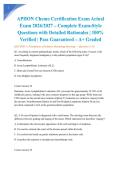 APHON Chemo Certification Exam Actual Exam 2026&sol;2027 &ndash; Complete Exam-Style Questions with Detailed Rationales &vert; 100&percnt; Verified &vert; Pass Guaranteed &ndash; A&plus; Graded&NewLine;&NewLine;