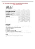 aper and Mark Scheme&NewLine;OCR A Level Media Studies H409&sol;02 Evolving media Combined Question
