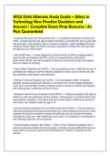 WGU D333 Ultimate Study Guide &ndash; Ethics in&NewLine;Technology New Practice Questions and&NewLine;Answers &vert; Complete Exam Prep Resource &vert; A&plus;&NewLine;Pass Guaranteed