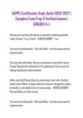 SAPPC Certification Study Guide 2026&sol;2027 &vert; Complete Exam Prep & Verified Answers &lpar;GRADED A&plus;&rpar;
