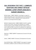 BAIL BONDSMAN TEST PART 1 &vert; COMPLETE QUESTIONS AND CORRECT DETAILED ANSWERS &vert; LATEST UPDATE &lpar;2026&sol;2027&rpar; &vert; ALREADY GRADED A&plus;