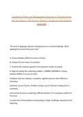 &NewLine;Leadership Roles and Management functions in Nursing theory and application 10th edition Chapter 1 Questions And Answers 2025&sol;2026&NewLine;