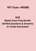 ARDMS RVT Exam Study Guide &vert; Registered Vascular Technologist Questions & Answers PDF