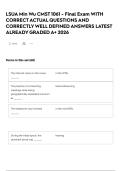 LSUA Min Wu CMST 1061 - Final Exam WITH CORRECT ACTUAL QUESTIONS AND CORRECTLY WELL DEFINED ANSWERS LATEST ALREADY GRADED A&plus; 2026