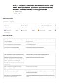 WGU - D291 Pre-Assessment Review Assessment Final Exam Newest complete questions and correct verified answers &lpar;detailed answers&rpar; already graded A&plus;
