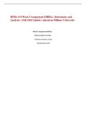 HIMA 410 Week 5 Assignment EHRGo &vert; Informatics and Analytics &vert; Fall 2026 Update &vert; American Military University&period;