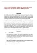 HIMA 410 W6 Applied Data Analytics III &vert; Questions and Correct Answers &vert; Fall 2026 Update &vert; American Military University&period;