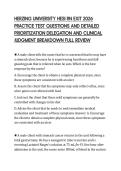 HERZING UNIVERSITY HESI RN EXIT 2026&NewLine;PRACTICE TEST QUESTIONS AND DETAILED&NewLine;PRIORITIZATION DELEGATION AND CLINICAL&NewLine;JUDGMENT BREAKDOWN FULL REVIEW
