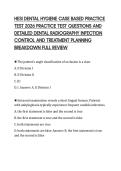 HESI DENTAL HYGIENE CASE BASED PRACTICE&NewLine;TEST 2026 PRACTICE TEST QUESTIONS AND&NewLine;DETAILED DENTAL RADIOGRAPHY INFECTION&NewLine;CONTROL AND TREATMENT PLANNING&NewLine;BREAKDOWN FULL REVIEW