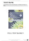 Test Bank For Oral Pathology for the Dental Hygienist&comma; 7th Edition by Olga A&period; C&period; Ibsen&comma; ISBN 978-0323400626&vert;&vert;Complete Guide A&plus;