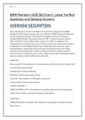 BMW Members &lpar;ASE B6&rpar; Exam &vert; Latest Verified Questions and Detailed Answers 
