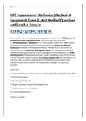 NYC Supervisor of Mechanics &lpar;Mechanical &NewLine;Equipment&rpar; Exam &vert; Latest Verified Questions &NewLine;and Detailed Answers 