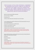 NURS 190 EXAM &sol; ACTUAL NURS 190 PHYSICAL ASSESSMENT &lpar;PA&rpar; MIDTERM EXAM 2026&sol;2027 COMPLETE 100 APPROVED QUESTIONS AND CORRECT DETAILED ANSWERS WITH RATIONALES &lpar;100&percnt; CORRECT VERIFIED SOLUTIONS&rpar; LATEST UPDATED VERSION 2026 EDITION &vert;GUARANTEED PASS A&plus; &vert;BRAND N