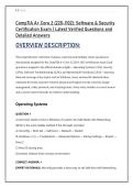 CompTIA A&plus; Core 2 &lpar;220-1102&rpar;&colon; Software & Security &NewLine;Certification Exam &vert; Latest Verified Questions and &NewLine;Detailed Answers 