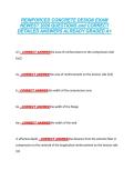 REINFORCED CONCRETE DESIGN EXAM &NewLine;NEWEST 2026 QUESTIONS and CORRECT &NewLine;DETAILED ANSWERS ALREADY GRADED A&plus; 