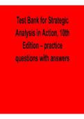 Strategic analysis focuses on understanding both internal strengths&sol;weaknesses and external opportunities&sol;threats&period;