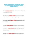 Drywall Installation and Finishing Exam Newest &NewLine;2026 Questions and Correct Detailed Answers &NewLine;Already Graded A&plus; 