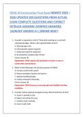 OSHA 30 Construction Final Exam NEWEST 2025 &ndash; &NewLine;2026 UPDATED 200 QUESTIONS FROM ACTUAL &NewLine;EXAM COMPLETE QUESTIONS AND CORRECT &NewLine;DETAILED ANSWERS &lpar;VERIFIED ANSWERS&rpar; &NewLine;&vert;ALREADY GRADED A&plus;&vert;&vert;BRAND NEW&excl;&excl; 