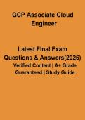 GCP Associate Cloud Engineer PDF &vert; Google Cloud ACE Exam Study Guide & Practice Questions