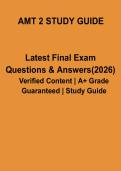 AMT 2 Study Guide PDF &vert; Medical Assistant Exam Prep&comma; Practice Questions & Review Notes