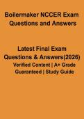 Boilermaker NCCER Exam Questions and Answers PDF &vert; Study Guide & Practice Test for Certification