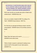 AVID PROTOOLS 110 CERTIFICATION EXAM LATEST 2026-2027 &NewLine;ACTUAL EXAM WITH COMPLETE QUESTIONS AND CORRECT &NewLine;DETAILED ANSWERS &lpar;100&percnt; VERIFIED ANSWERS&rpar; &vert;ALREADY &NewLine;GRADED A&plus;&vert; &vert;&vert;PROFESSOR VERIFIED&vert;&vert; &vert;&vert;BRANDNEW&excl;&excl;&excl;&vert;&vert; 