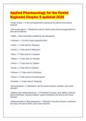 Applied Pharmacology for the Dental&NewLine;Hygienist Chapter 9 updated 2026