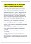 Applied Pharmacology for the Dental&NewLine;Hygienist Chapter 1 updated 2026