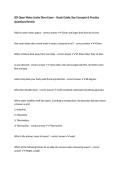 SDI Open Water Scuba Diver Exam &ndash; Study Guide&comma; Key Concepts & Practice Questions Review