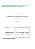 NURS 5435 Prevention Case Table Assignment &vert; Complete Solution &vert; Latest Updated 2026 &vert; University of Texas Arlington