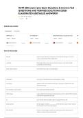 NUTR 280 exam 2 jmu Exam Questions & Answers Test QUESTIONS AND VERIFIED SOLUTIONS &vert;2026&vert; ELABORATED &DETAILED ANSWERS&excl;&excl;